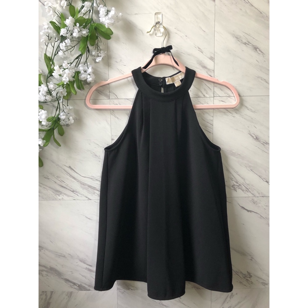 Michael Kors Top with halter neck in black NWT